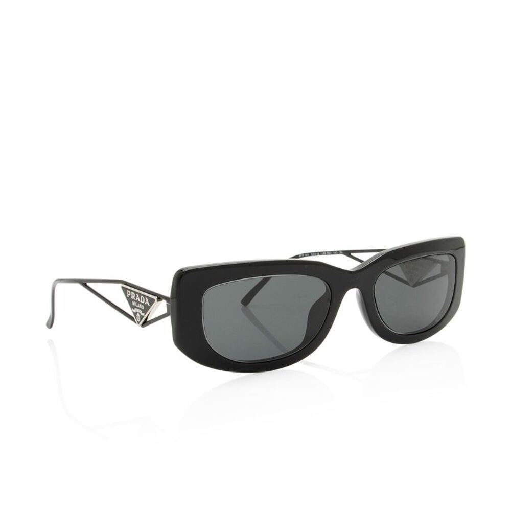 Prada Rectangle Triangle Logo Sunglasses - image 2